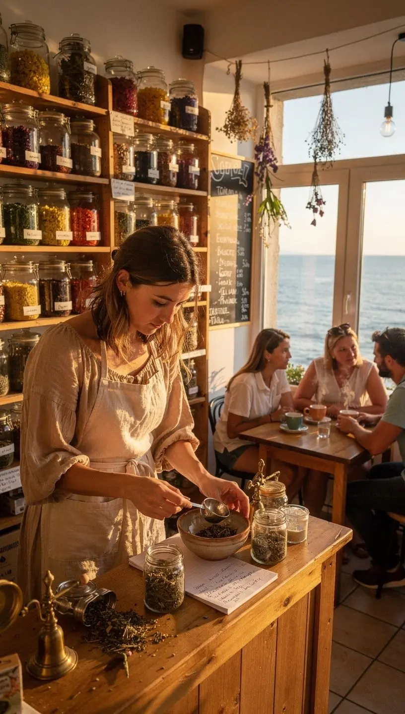 Detalj ručno rađenog čajnika s motivima hrvatske tradicije.
