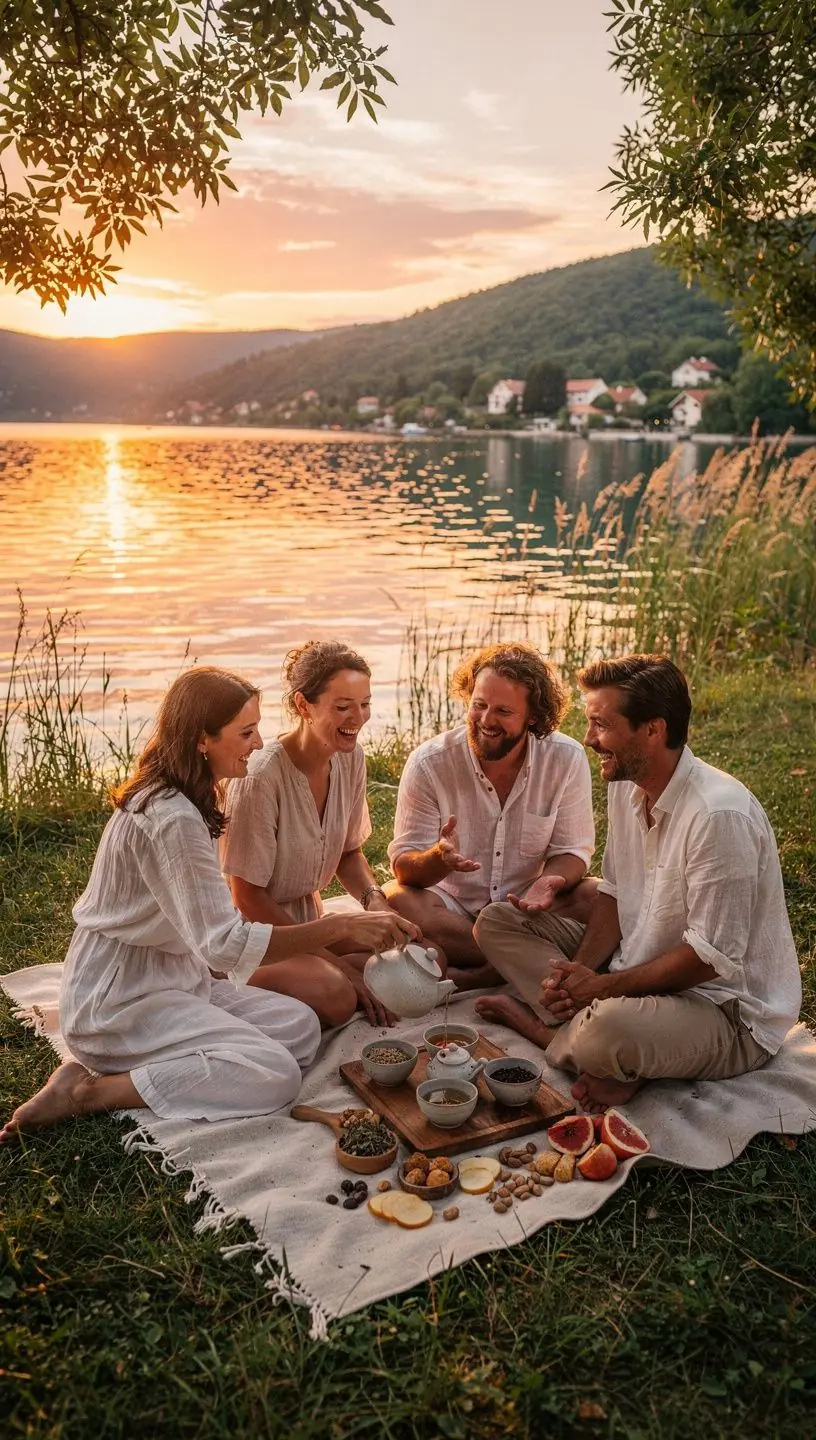 Zeleni čaj s cvjetovima jasmina u elegantnoj šalici.